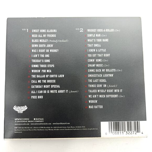 Lyyrd Skynyrd 30th Anniversary Collection Limited Edition 2 CD Set 2003 - Picture 2 of 5